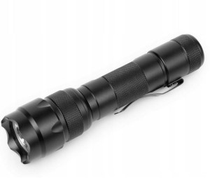 Latarka Aluminiowa Taktyczna Kieszonkowa Led 160mm