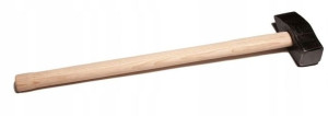 Młotek Kuty Rozłupak Ślusarski Drewniany Trzon 4kg