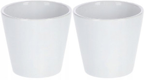 Doniczka Osłonka Ceramiczna Na Kwiaty 9cm - 2 Szt