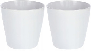 Doniczka Osłonka Ceramiczna Na Kwiaty 13cm - 2 Szt