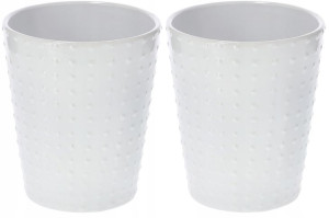 Doniczka Osłonka Ceramiczna Na Kwiaty 12cm - 2 Szt