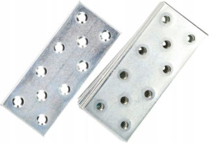 Płytka Perforowana Łącznik 96x40 Mm Płaski 50 Szt