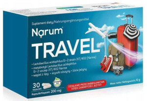NARUM Travel probiotyki podróż 30 kapsułek