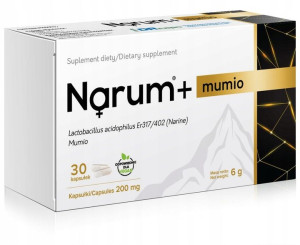 Narum+ Mumio 200mg probiotyk 30kapsułek