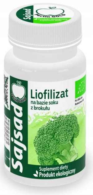 Sajsad Liofilizat na bazie soku z brokułu 60 kaps