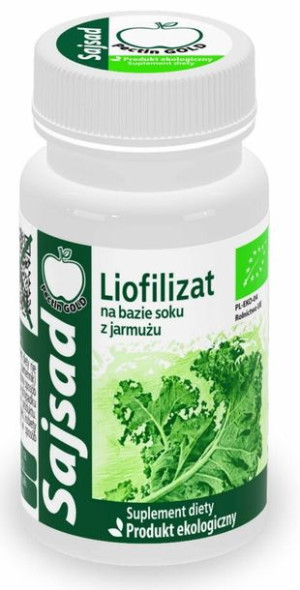 Sajsad Liofilizat na bazie soku z jarmużu 60kaps