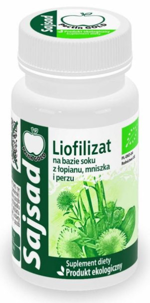 Sajsad Liofilizat z łopianu, mniszka i perzu