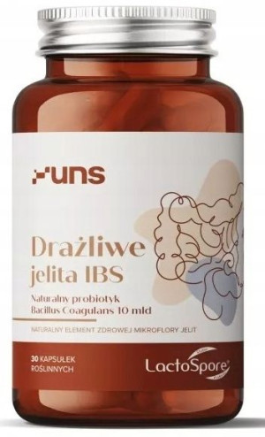 UNS Drażliwe Jelita IBS probiotyki 30 kapsułek
