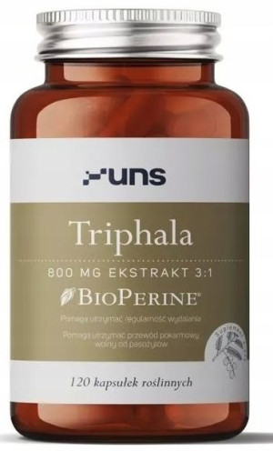 UNS Triphala na trawienie 800mg 90 kapsułek