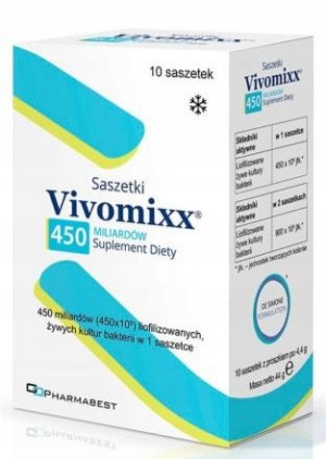 Vivomixx 450 miliardów probiotyk 10 saszetek