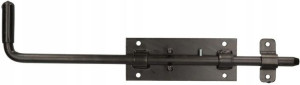 Zasuwa Garażowa Rygiel 400 Mm Bramy Furtki Drzwi