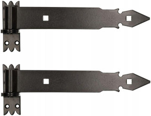 Zawias Pasowy Garażowy 300 Mm Czarny 2 Szt