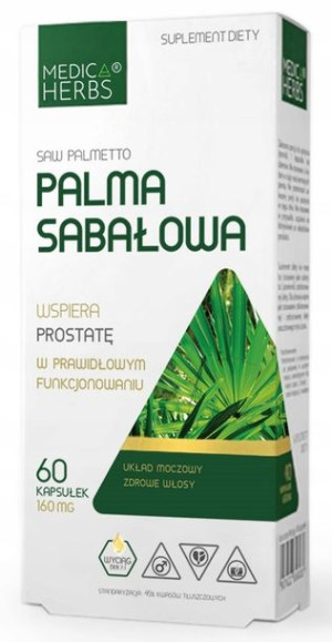 Medica Herbs Palma Sabałowa 60kapsułek