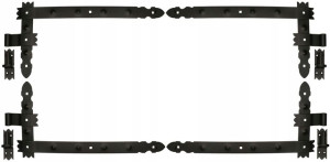 Zawias Pasowy Kątowy Do Drzwi 800x50mm + Czop 4szt