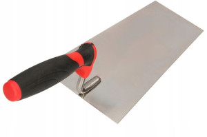 Kielnia Trapezowa Nierdzewna 180 Mm Gumowa Rączka