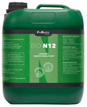Bio-N12 azotowy nawóz organiczny 5 litrów
