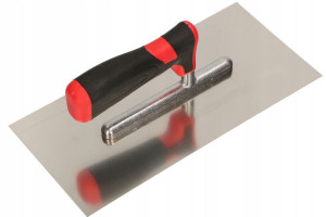 Nierdzewna Paca Gładka 270mm Gumowy Uchwyt