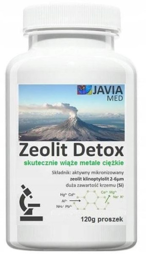 ZEOLIT Detox Aktywowany Usuwa Metale Ciężkie 120g