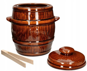 Beczka Kamionkowa Z Kołnierzem 3,5l Do Kiszenia