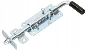 Zasuwa Garażowa Rygiel 220 Mm Bramy Furtki Drzwi