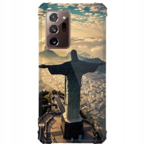 Etui Antishock Do SAMSUNG NOTE 20 PLUS Świat Wzory