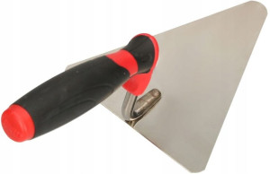 Kielnia Trójkątna Nierdzewna 140 Mm Gumowa Rączka