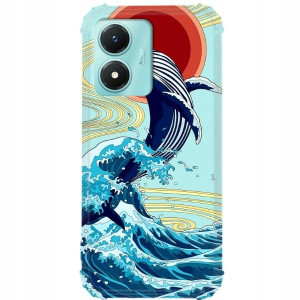 Etui Antishock do VIVO Y02s Summer Vibes Top Wzory