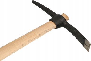 Kilof 1,5 Kg Dwustronny 440 Mm Drewniany Trzon