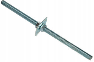 Podstawa Słupa Regulowana Pręt Gwint 80x80x500 Mm