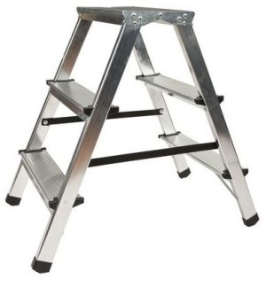 Drabina Drabinka Domowa Podest Taboret 3 Stopniowa