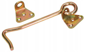 Hak Haczyk Drzwiowy Przykręcany Gięty 150x7 Mm