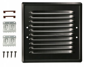 Kratka Wentylacyjna Kominowa Metalowa 14x14 Łapki