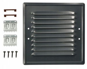 Kratka Wentylacyjna Kominowa Metalowa 14x14 Łapki
