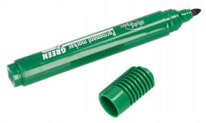 Marker Permanentny Zielony Wodoodporny Okrągły