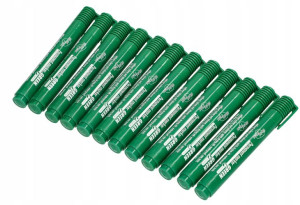 Zestaw 12x Marker Permanentny Czerwony Wodoodporny