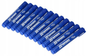 12 Szt Marker Permanentny Niebieski Wodoodporny