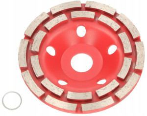Tarcza Diamentowa Czerwona 125mm/22,23mm Garnkowa