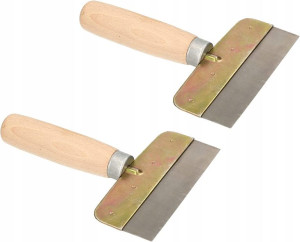 Skrobak Malarski 120mm Z Drewnianą Rączką 2 Sztuki
