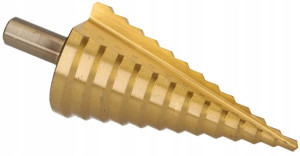 Wiertło Stożkowe Stopniowe Choinkowe Tytan 4-39 Mm
