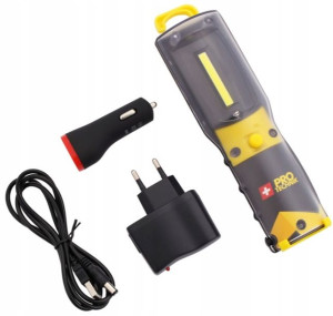 Lampa Warsztatowa Cob Led 3w Płaska Latarka Lampka