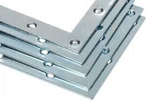 Kątownik Narożnik Do Okien Drzwi 75x75x12mm 100szt
