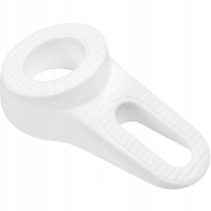 Odbojnik Klin Biały Do Drzwi 120x38mm Dwustronny