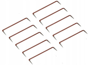 Klamra Budowlana Ciesielska 400x14 Mm Kotwa 10 Szt