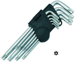 Zestaw Kluczy Torx Długie T10-t50 Cv Klucze