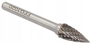 Tarnik wolframowy owalny ostry 6x18x50 / 6 mm frez