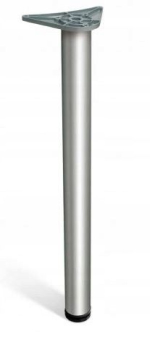 Nogi Do Stołu Biurka Chrom Mat 710mm 4sz