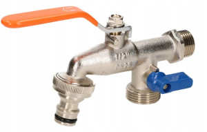 Zawór Czerpalny 1/2" 2x Gz 3/4" Na Wąż