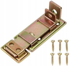 Zasuwa Drzwiowa 130 Mm Płaska Prosta Ocynkowana