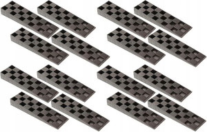 Kliny 200szt Montażowe Do Okien Drzwi 150mm Czarne
