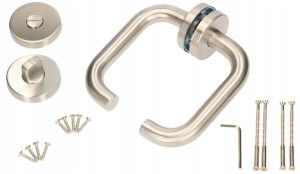 Klamka Drzwiowa 140 Mm Typu „u” Inox Szyld Wc
